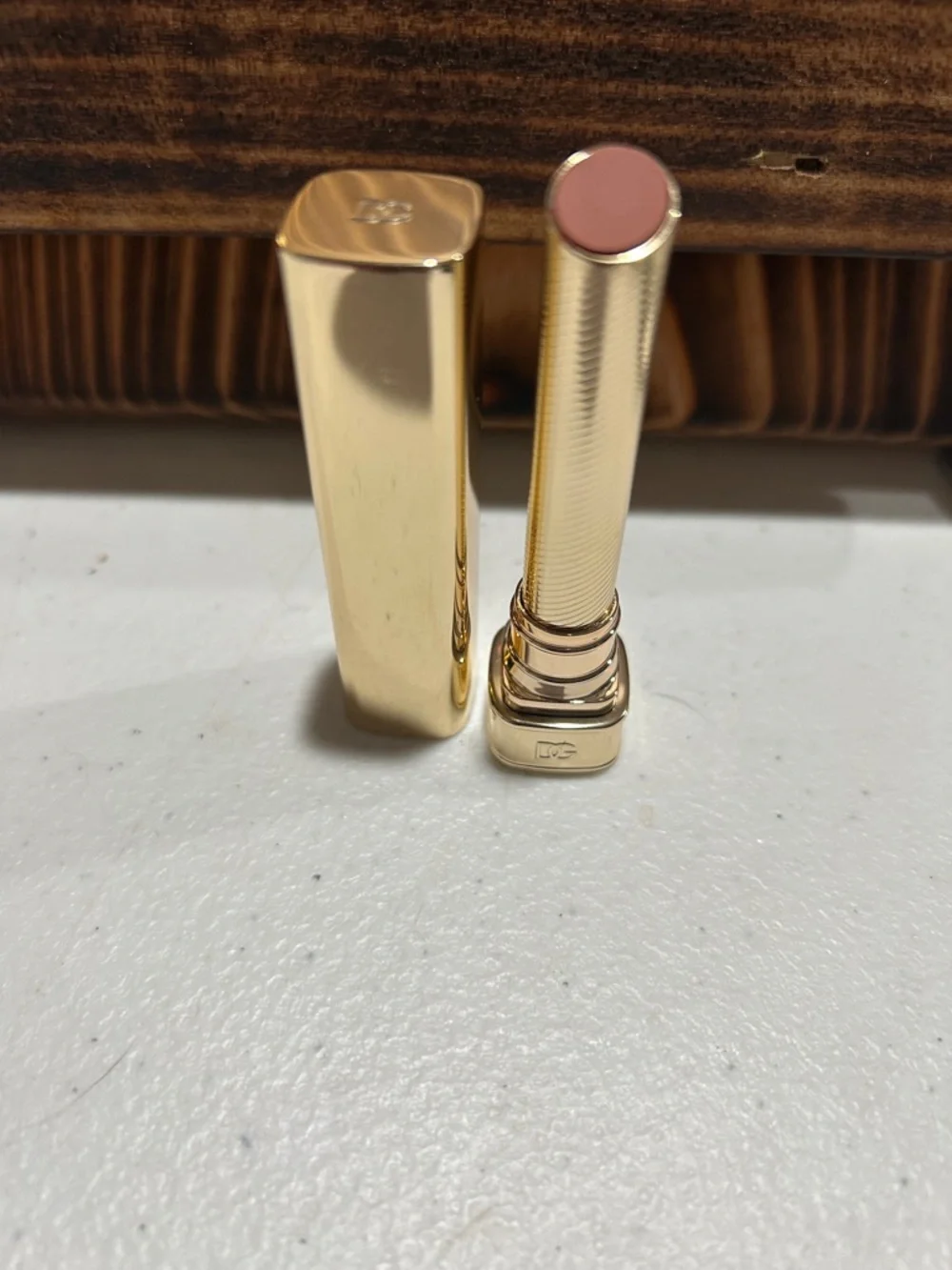 Dolce & Gabbana Satin Lipstick in My 888 with Gold Case